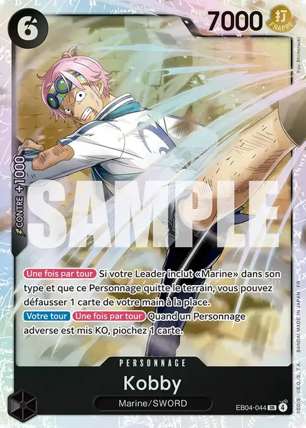 Kobby, carte One Piece EB04-044 — extension EGGHEAD CRISIS