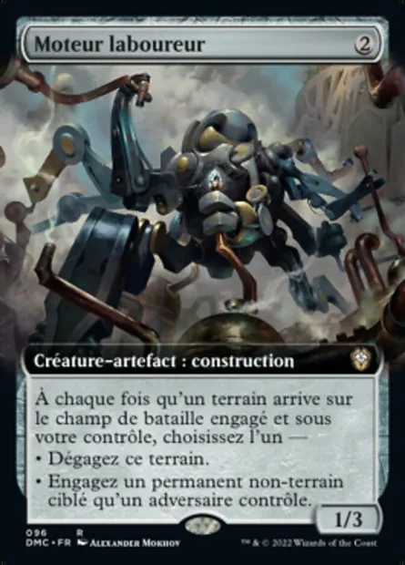 Moteur laboureur, carte Magic DMC 96 — extension Dominaria United Commander
