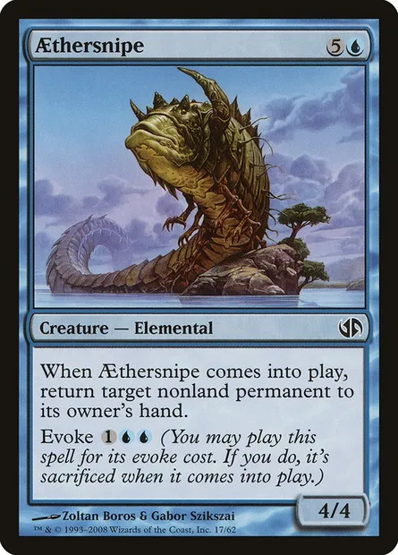 Nemrod d'Aether, carte Magic DD2 17 — extension Duel Decks: Jace vs. Chandra