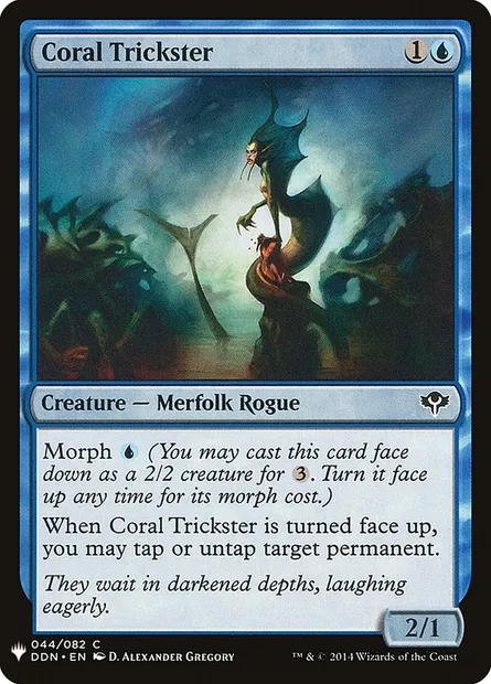Escroc des coraux, carte Magic PLST DDN-44 — extension The List