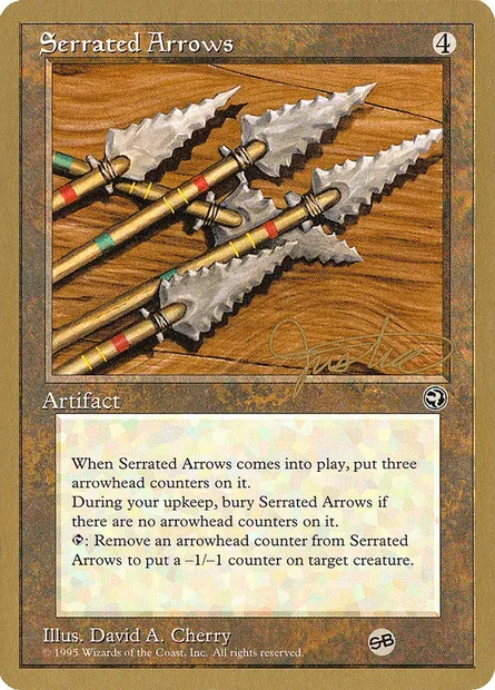 Flèches barbelées, carte Magic PTC mj110sb — extension Pro Tour Collector Set