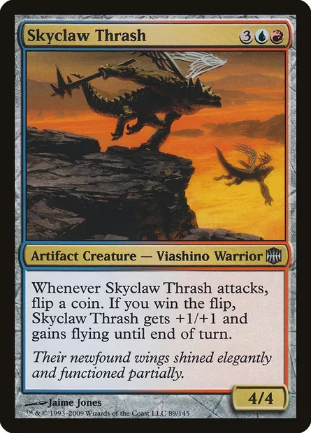 Skyclaw Thrash, Magic card ARB 89 — Alara Reborn set