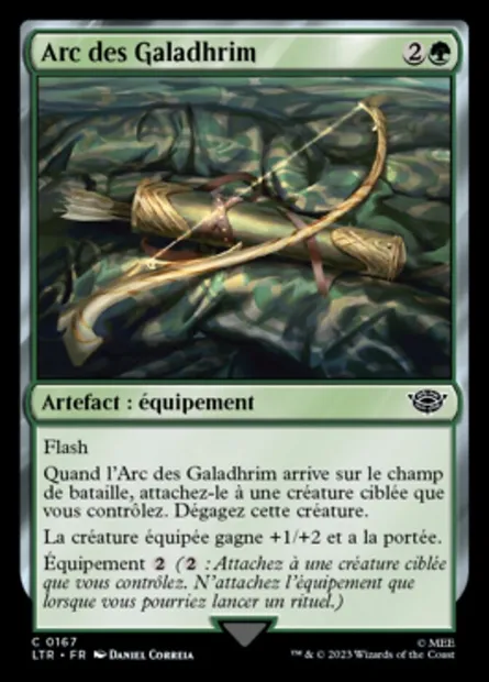 Arc des Galadhrim, carte Magic LTR 167 — extension Le Seigneur des Anneaux : chroniques de la Terre du Milieu