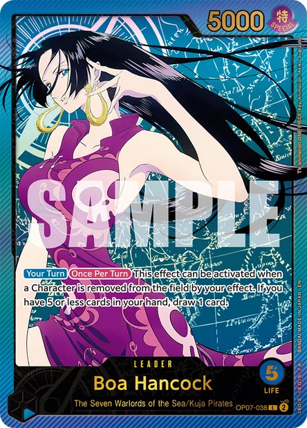 Boa Hancock, carte One Piece OP07-038 — extension 500 YEARS IN THE FUTURE