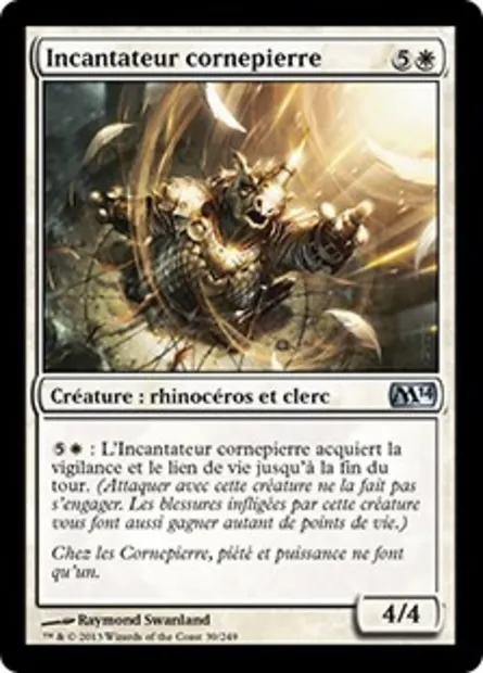Incantateur cornepierre, carte Magic M14 39 — extension Magic 2014