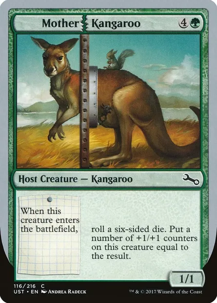 Mother Kangaroo, carte Magic UST 116 — extension Unstable