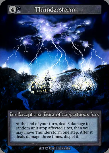 Thunderstorm, Sorcery card ALP 286 — Alpha set