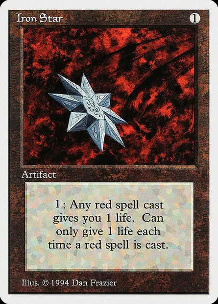 Iron Star, Magic card SUM 252 — Summer Magic / Edgar set