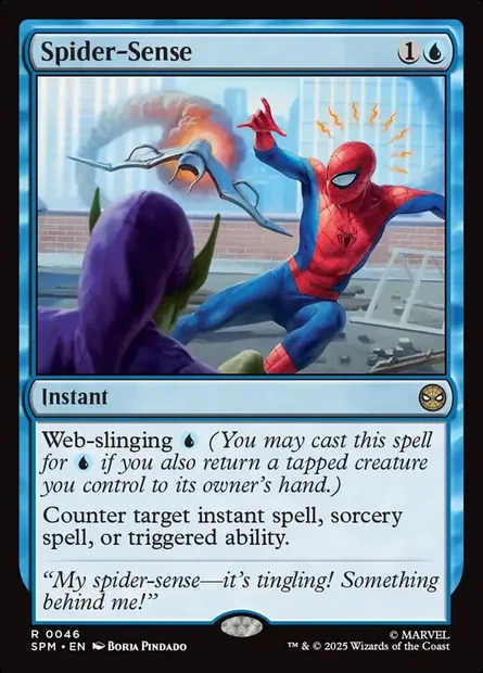 Spider-Sense, Magic card SPM 46 — Marvel's Spider-Man set