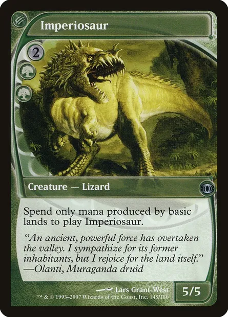 Imperiosaur, Magic card FUT 145 — Future Sight set