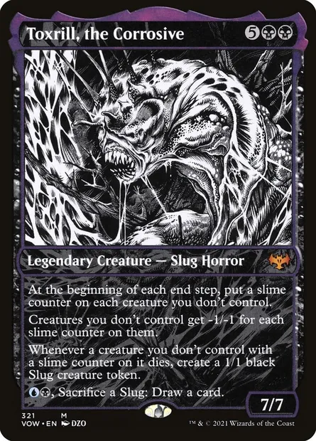 Toxrill, the Corrosive, Magic card VOW 321 — Innistrad: Crimson Vow set