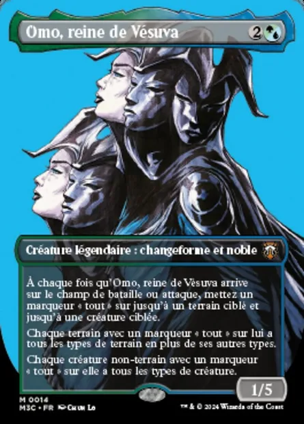 Omo, reine de Vésuva, carte Magic M3C 14 — extension Modern Horizons 3 Commander