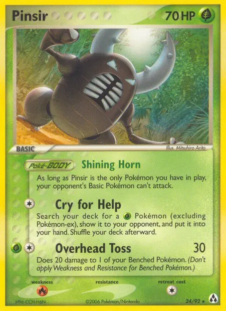Pinsir, Pokémon card LM 24 — Legend Maker set