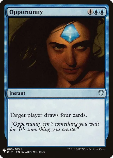 Opportunity, Magic card PLST C17-89 — The List set