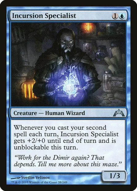 Incursion Specialist, Magic card GTC 38 — Gatecrash set