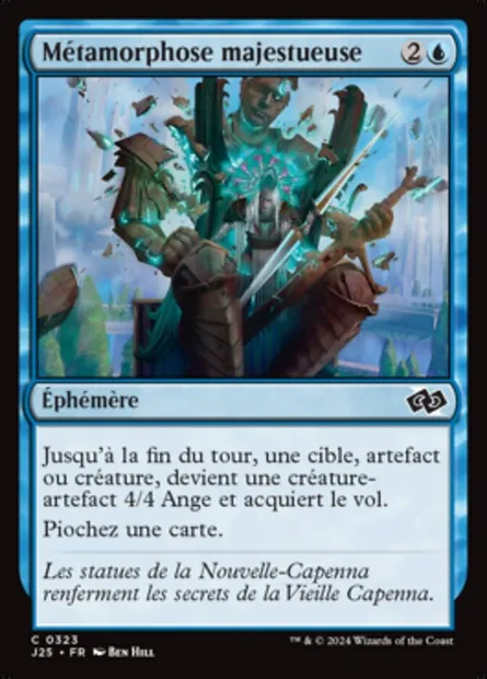 Métamorphose majestueuse, carte Magic J25 323 — extension Foundations Jumpstart