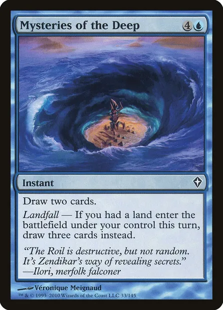 Mysteries of the Deep, Magic card WWK 33 — Worldwake set