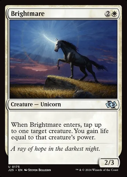 Brightmare, Magic card J25 175 — Foundations Jumpstart set