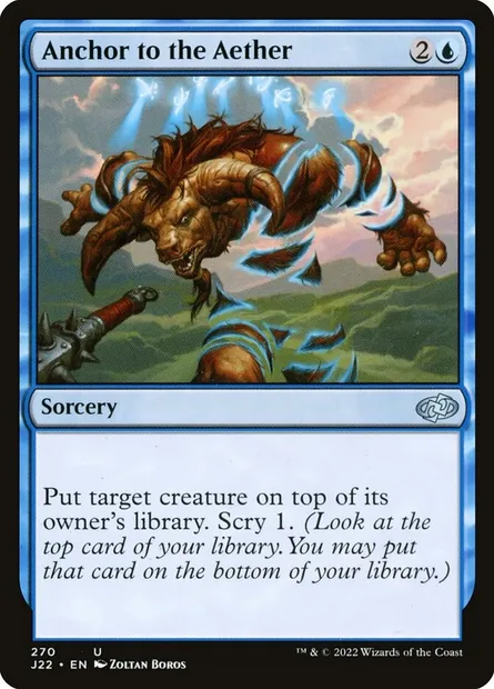 Anchor to the Aether, Magic card J22 270 — Jumpstart 2022 set