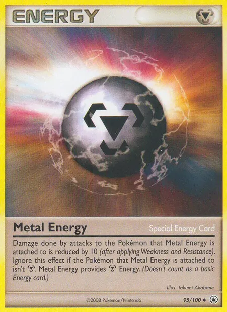 Énergie Métal, carte Pokémon MD 95 — extension Aube Majestueuse