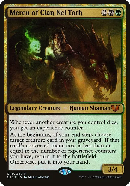 Meren du clan Nel Toth, carte Magic OC15 49 — extension Commander 2015 Oversized