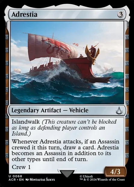 Adrestia, Magic card ACR 68 — Assassin's Creed set