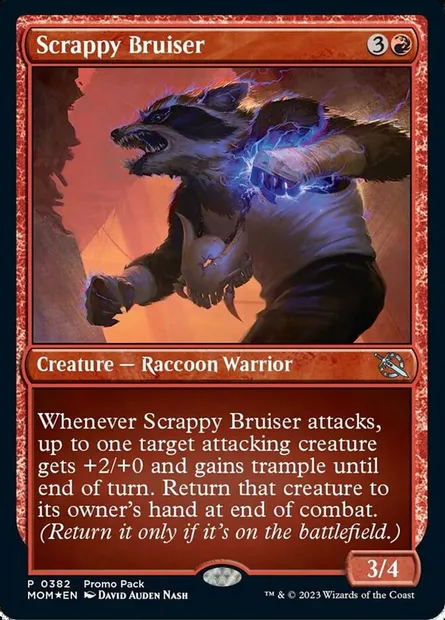 Scrappy Bruiser, Magic card MOM 382 — March of the Machine set