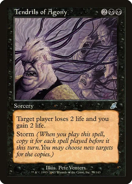Tendrils of Agony, Magic card SCG 75 — Scourge set