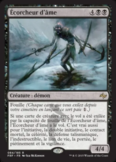 Écorcheur d'âme, carte Magic FRF 84 — extension Destin reforgé