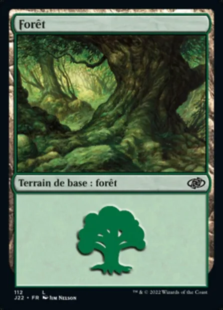 Forêt, carte Magic J22 112 — extension Jumpstart 2022
