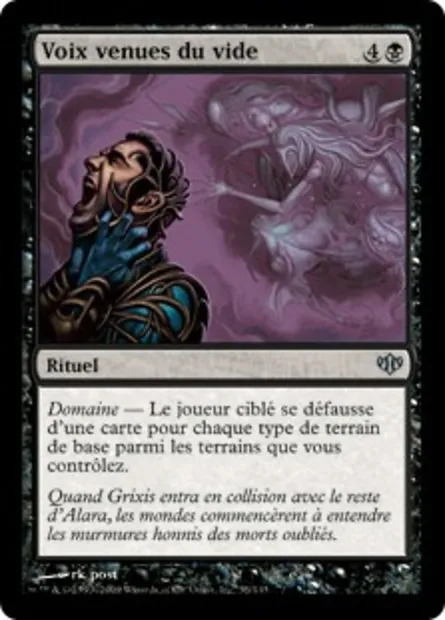 Voix venues du vide, carte Magic CON 55 — extension Conflux
