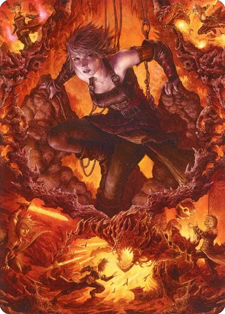 Nahiri, Heir of the Ancients // Nahiri, Heir of the Ancients, carte Magic AZNR 4 — extension Zendikar Rising Art Series