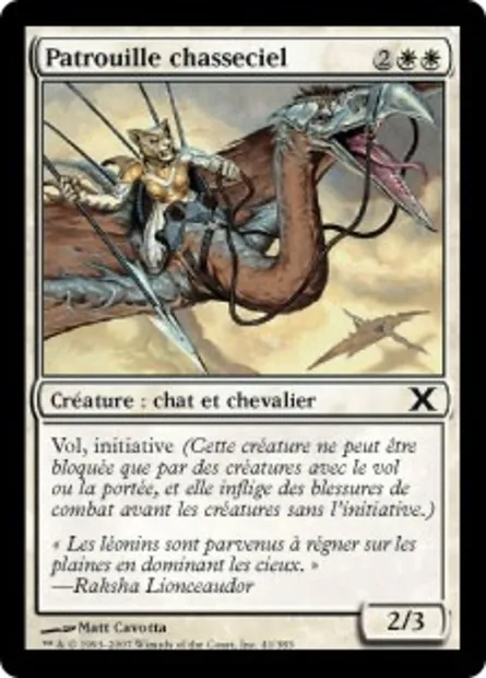Patrouille chasseciel, carte Magic 10E 41 — extension Dixième édition
