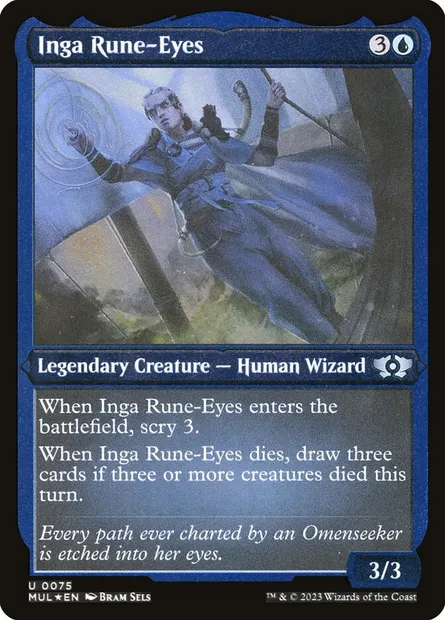 Inga Rune-Eyes, Magic card MUL 75 — Multiverse Legends set