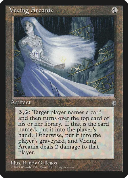Vexing Arcanix, Magic card ICE 344 — Ice Age set