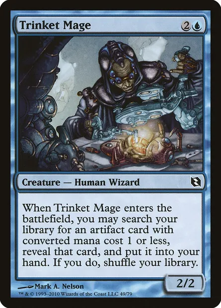 Mage aux breloques, carte Magic DDF 49 — extension Duel Decks: Elspeth vs. Tezzeret