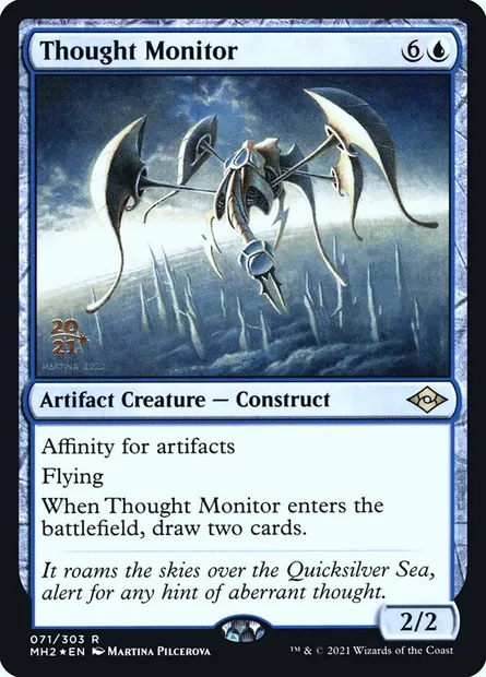 Surveillant de pensées, carte Magic PMH2 71s — extension Modern Horizons 2 Promos