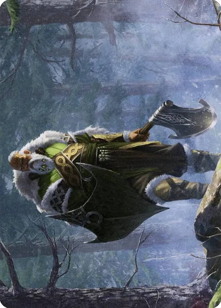 Fynn, the Fangbearer // Fynn, the Fangbearer, carte Magic AKHM 44 — extension Kaldheim Art Series