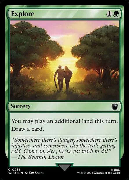Explore, Magic card WHO 231 — Doctor Who set
