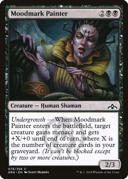 Moodmark Painter, Magic card GRN 78 — Guilds of Ravnica set