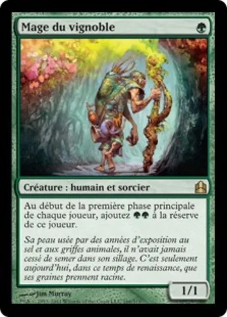 Mage du vignoble, carte Magic CMD 166 — extension Commander 2011