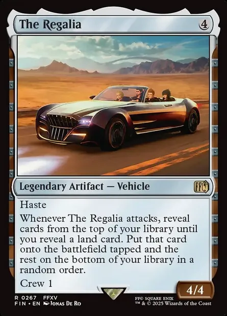The Regalia, Magic card FIN 267 — Final Fantasy set