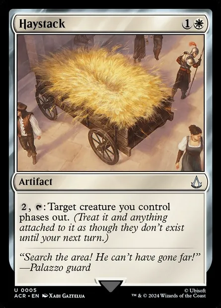 Haystack, Magic card ACR 5 — Assassin's Creed set
