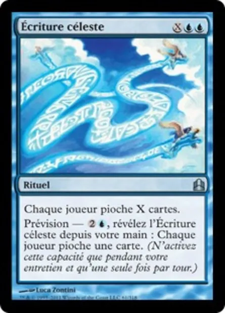Écriture céleste, carte Magic CMD 61 — extension Commander 2011