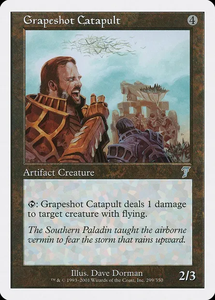 Grapeshot Catapult, Magic card 7ED 299 — Seventh Edition set