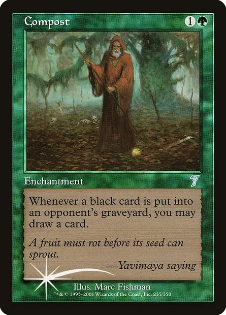 Compost, carte Magic 7ED 235★ — extension Septième Edition