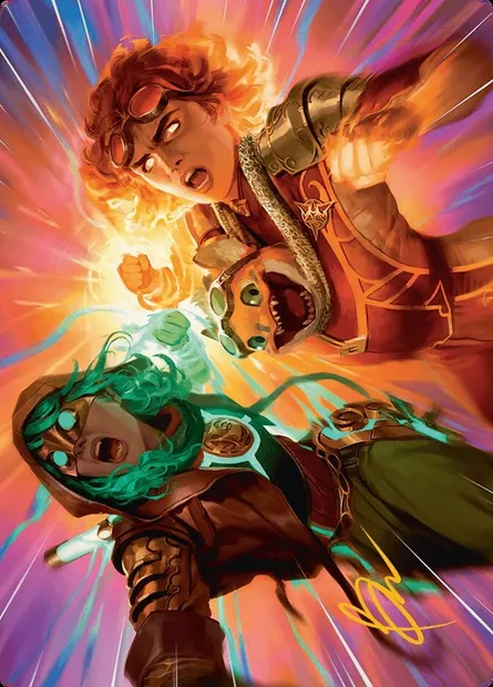 Full Throttle // Full Throttle, Magic card ADFT 23 — Aetherdrift Art Series set
