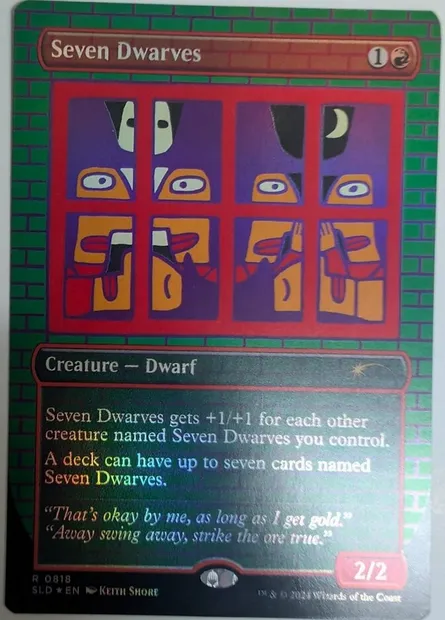 Seven Dwarves, Magic card SLD 818 — Secret Lair Drop set