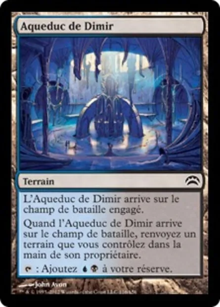 Aqueduc de Dimir, carte Magic PC2 116 — extension Planechase 2012