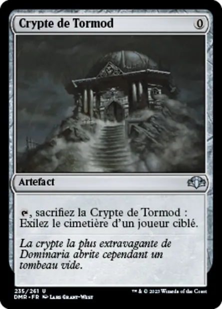 Crypte de Tormod, carte Magic DMR 235 — extension Dominaria Remastered